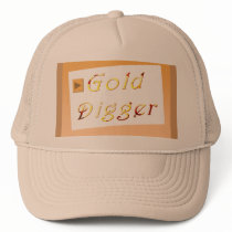TG's Bold Gold Digger Cap hats by TagGal TG's Bold Gold Digger Cap hats