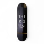 TH1RT3EN Bolt Gray Custom Skate Board