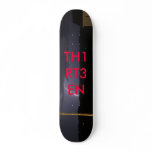 TH1RT3EN Bolt Red Skateboard Deck