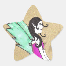 Th Golden Fairy Star Stickers