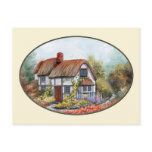 Thached Vintage Country Cottage Painting postcards