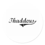 Thaddeus Classic Style Name Sticker