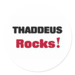 Thaddeus Rocks Sticker