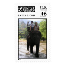 Thai Elephant Ride postage