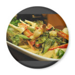 Thai Food Crabs Claws Basil Fridge Magnet