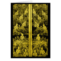 Thai Gold Painitng Blank Card