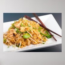Thai Lo Mein Noodle Stir Fry Print
