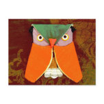 Thai Owl Handicraft Post Card