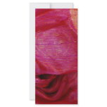 thai silk material custom rack card