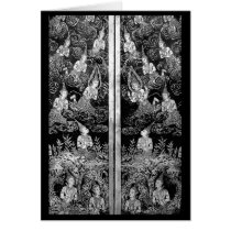 Thai Silver Painitng Blank Card