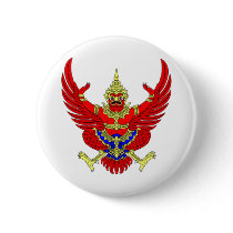 THAI THAILAND COAT OF ARMS EMBLEM FLAG BUTTONS