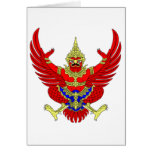 THAI THAILAND COAT OF ARMS EMBLEM FLAG cards