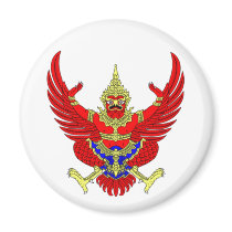 THAI THAILAND COAT OF ARMS EMBLEM FLAG magnets by flaguniverse THAI THAILAND COAT OF ARMS EMBLEM FLAG magnets