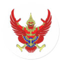 THAI THAILAND COAT OF ARMS EMBLEM FLAG stickers