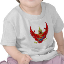 THAI THAILAND COAT OF ARMS EMBLEM FLAG t-shirts by flaguniverse THAI THAILAND COAT OF ARMS EMBLEM FLAG t-shirts