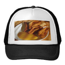 Thai Wontons With Mango Dipping Sauce Mesh Hat