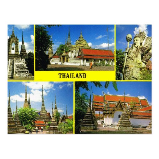 Thailand, Bangkok Postcard Zazzle