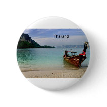 Thailand beach in Krabi (St.K) Pinback Button