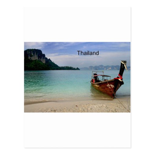 Thailand beach in Krabi (St.K) Post Cards
