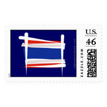 Thailand Brush Flag Postage