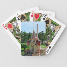Thailand Buddhist Temple Playing Cards
