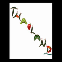 Thailand Chili Peppers postcards