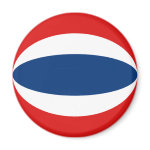 Thailand Fisheye Flag Magnet