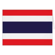 Thailand Flag Greeting Card - Card