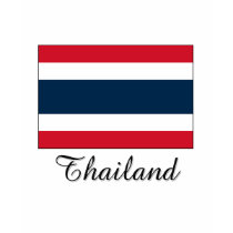 Thailand Flag Design t-shirts