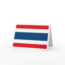 Thailand Flag Greeting Card