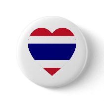 Thailand Flag Heart buttons by Vexillophile Thailand Flag Heart buttons