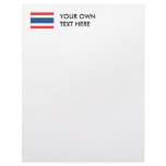 Thailand Flag Letterhead Design