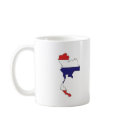 Thailand flag map mugs by FlagStore Thailand flag map mugs