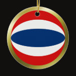 Thailand Fisheye Flag Ornament