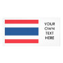 Thailand Flag Custom Photo Card