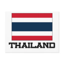 Thailand Flag Postcards