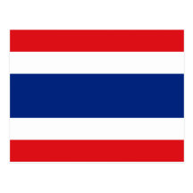 Thailand Flag Postcard