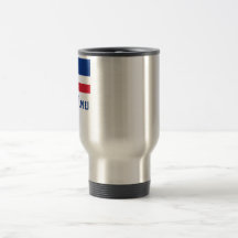 Thailand Flag with Name in Thai Coffee Mug