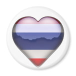 Thailand Heart magnets