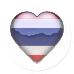 Thailand Heart stickers