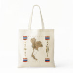 Thailand Map Flag Border Bag