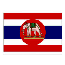 Thailand Naval Ensign Postcards