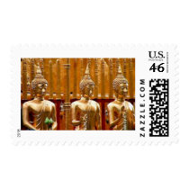 Thailand Three Standing Buddhas postage