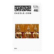 Thailand Three Standing Buddhas postage by rainbowdharma Thailand Three Standing Buddhas postage