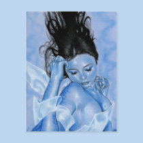 Thalassa Mermaid Postcard postcards