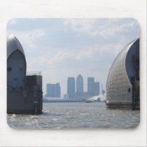 Thames barrier london mousepads
