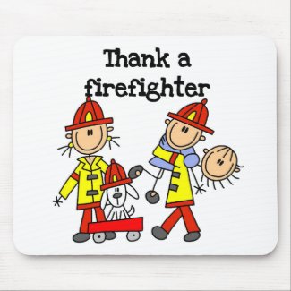 Thank a Firefighter mousepad