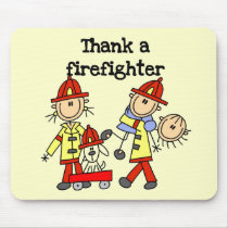 Thank a Firefighter Tshirts and Gifts mousepads