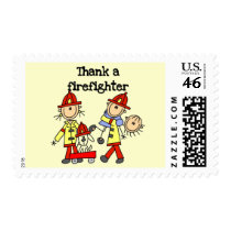 Thank a Firefighter Tshirts and Gifts postage by stick_figures Thank a Firefighter Tshirts and Gifts postage