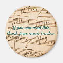 Thank a Music Teacher Magnet
